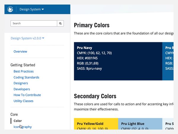 Design System Website